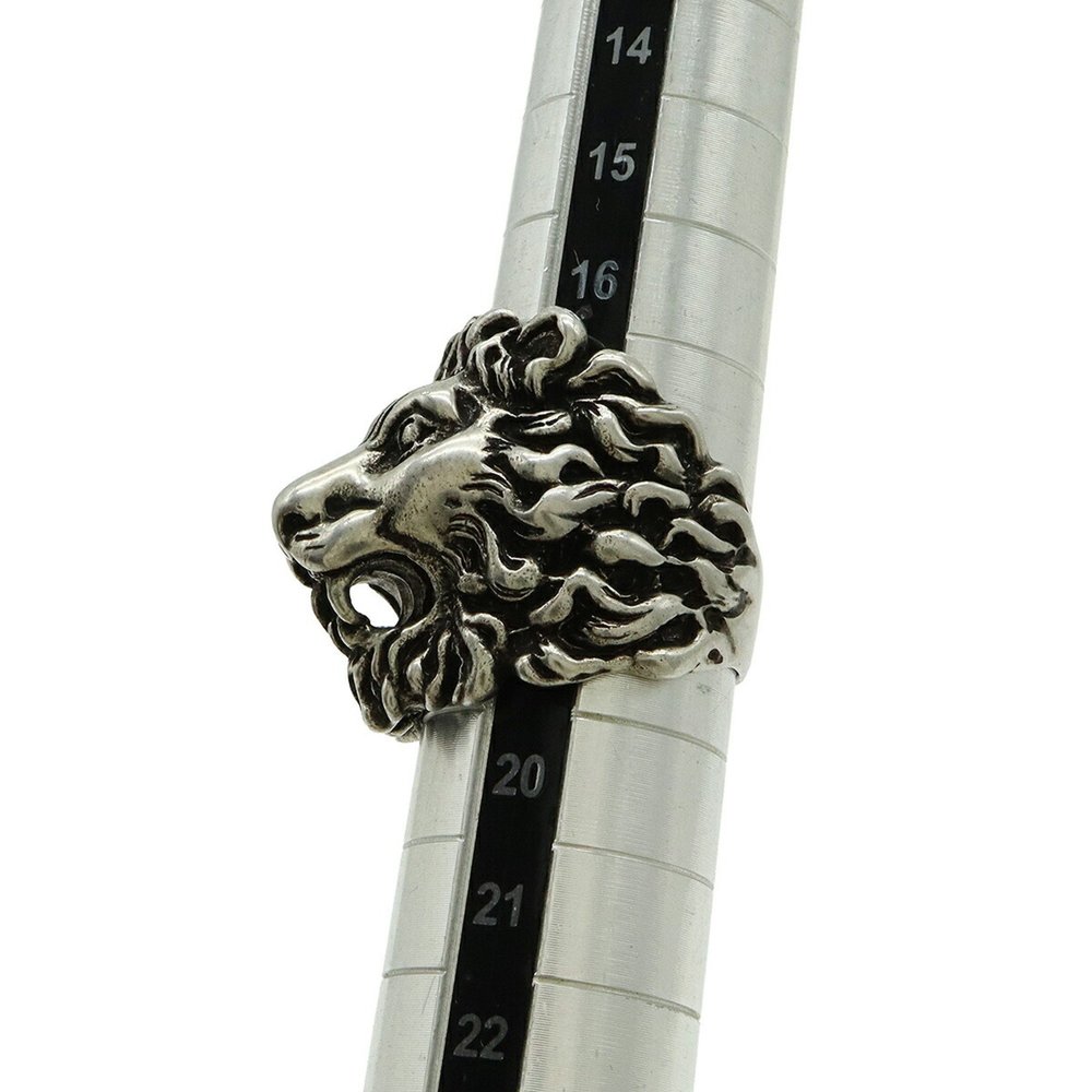 GUCCI Lion Head Ring by Alessandro Michele, Metal Silver #19, Japanese size a... - Picture 7 of 8